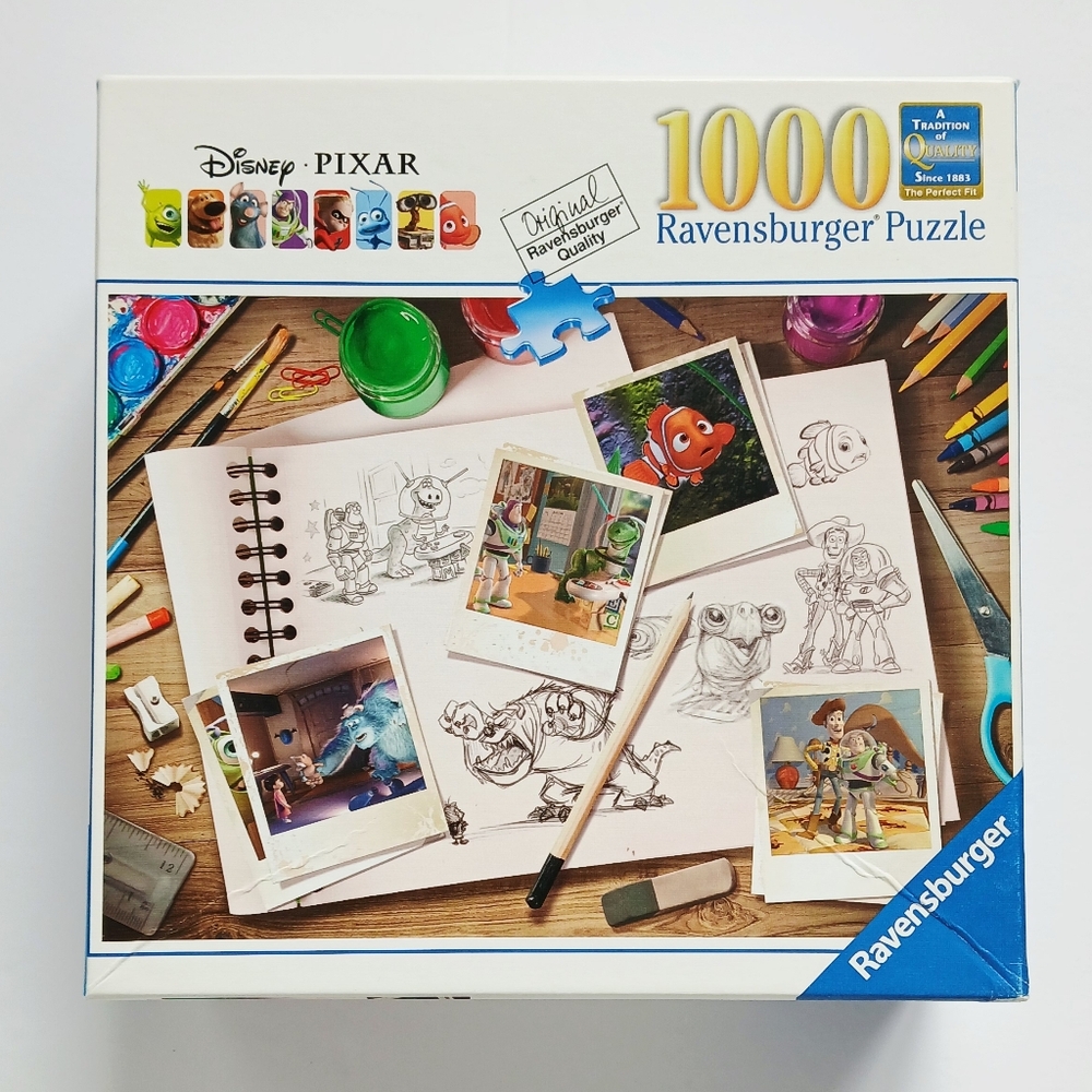 Disney Pixar Sketches 1000-piece puzzle by Ravensburger
